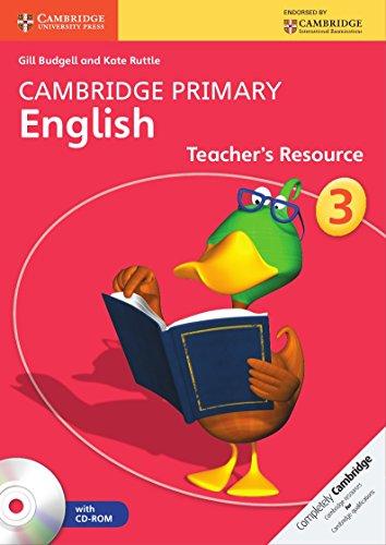 Cambridge Primary English Stage 3 Teachers Resource Book with CD-ROM Class III