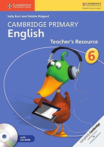 Cambridge Primary English Stage 6 Teachers Resource Book with CD-ROM Class VI