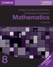 Cambridge Checkpoint Maths Challenge Workbook 8 Class VIII 