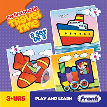Frank 10201 Play And Learn First Puzzle Travel Time