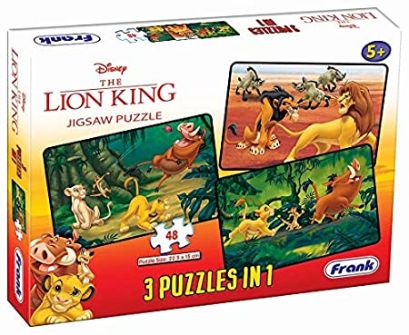 Frank Jigsaw Puzzle 3 in 1 11316 The Lion King