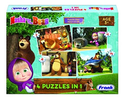 Frank Jigsaw Puzzle 4 in 1 70202 Masha and The Bear