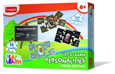 Funskool Games 9425400 LETS LEARN PERSONALITIES (INDIA EDITION)