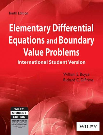 Wileys Elementary Differential Equations and Boundary Value Problems, 9ed | IM