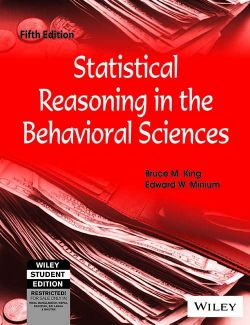 Wileys Statistical Reasoning in the Behavioral Sciences, 5ed