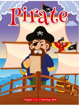 Art Factory pirate magical 5 in 1 colouring book