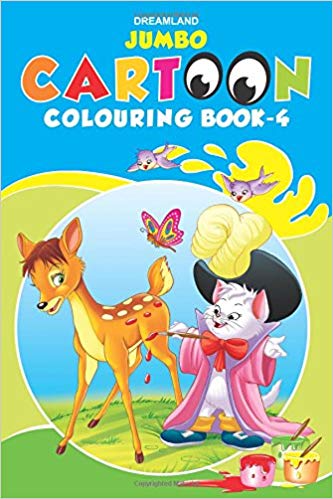 Dreamland Jumbo Cartoon Colouring Book 4