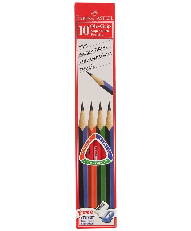 Faber 1000-01BB OLE GRIP (10 Pencils pack)