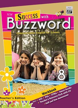 Orient New Success with Buzzword Workbook Class VIII