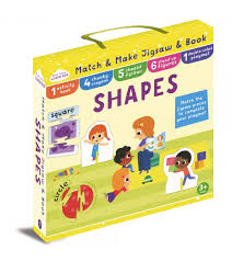 Parragon Start Little Learn Big Match and Make Jigsaw and Book Shapes