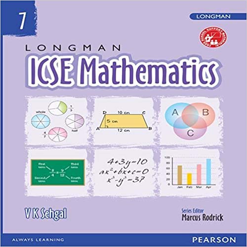 Pearson Longman ICSE Maths Class VII