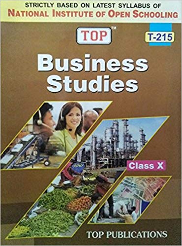 TOP NIOS Business Studies Guide (T 215) English Medium Class X