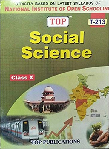 TOP NIOS Social Science Guide (T 213) English Medium Class X