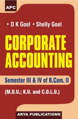 APC Corporate Accounting B.Com. II Semester III & IV