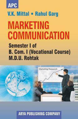 APC Marketing Communication B.Com. I Semester I (Vocational Course)