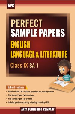 APC Perfect Sample Papers English Language and Literature Class IX (SA-1)