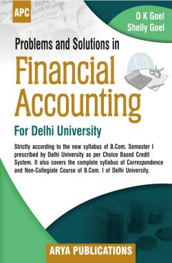APC Problems and Solution in Financial Accounting B.Com I of Delhi University