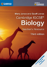 Cambridge IGCSE Biology Teachers Resource CD-ROM, 3rd Edition