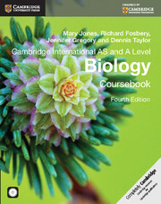 Cambridge International AS & A Level Biology Coursebook with CD-ROM