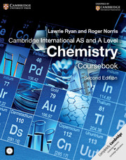 Cambridge International AS & A Level Chemistry Coursebook with CD-ROM 