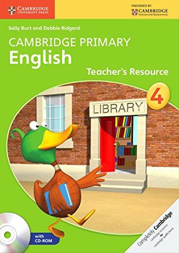 Cambridge Primary English Stage 4 Teachers Resource Book with CD-ROM Class IV