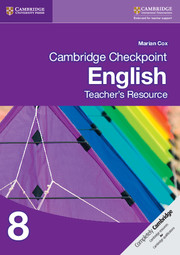 Cambridge Checkpoint English Teachers Resource CD-ROM 8 Class VIII