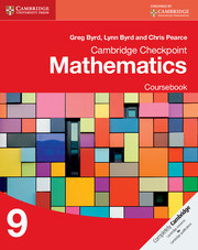 Cambridge Checkpoint Mathematics Coursebook 9 Class IX