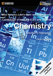 Cambridge International AS & A Level Chemistry Teachers Resource CD-ROM