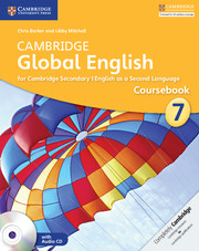 Cambridge Global English Stage 7 Coursebook with Audio CD Class VII