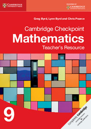 Cambridge Checkpoint Mathematics Teachers Resource CD-ROM 9 Class IX