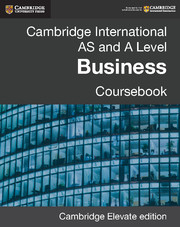 Cambridge International AS & A Level Business Cambridge Elevate Enhanced edition (2Yr)
