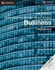 Cambridge New International AS & A Level Business Workbook