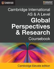 Cambridge New International AS and A Level Global Perspectives and Research Coursebook Cambridge Elevate edition (2yr)