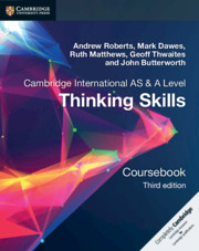 Cambridge New International AS & A Level Thinking Skills Coursebook