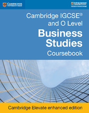 Cambridge New IGCSE and O Level Business Studies Cambridge Elevate enhanced edition (2Yr)