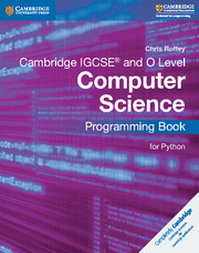 Cambridge IGCSE Computer Science Programming Book for Python