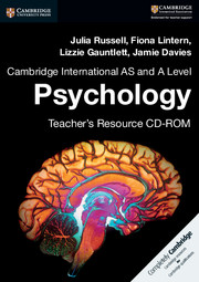 Cambridge International AS & A Level Psychology Teachers Resource CD-ROM