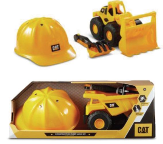 Samtex Cat Funrise Construction Fleet Sand Set Asst 82060