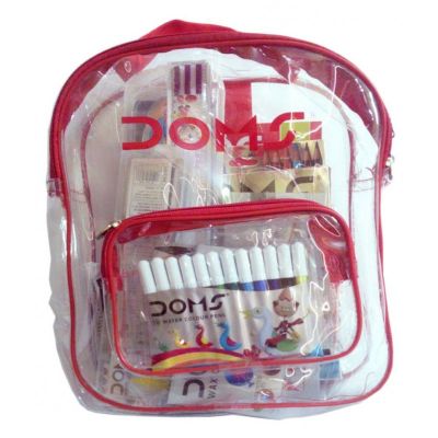 Flipkart.com | DOMS Art Kit for kids with Water colours, Crayons , Stencil  and more with Bag - Art set