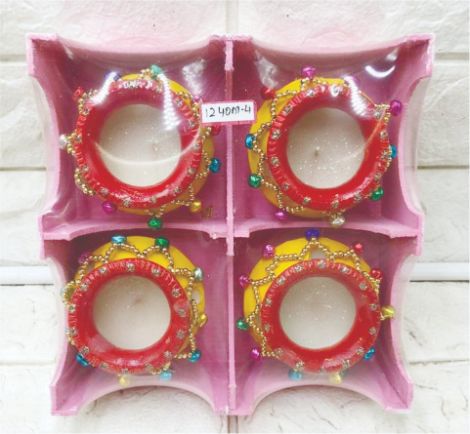 Diwali Pot Diya 4 pc pack