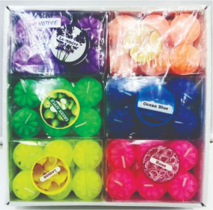 Diwali Pot Diya 6 pack of 6 pc each Mix colour