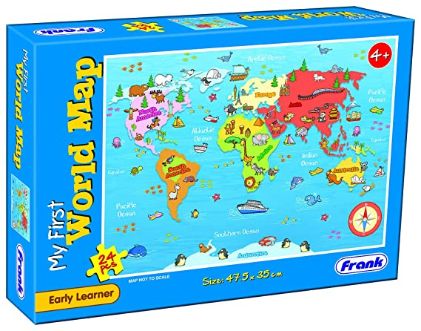 Frank 10148 Early Learner My First World Map