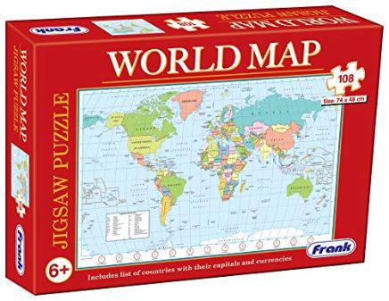 Frank 10165 Early Learner World Map Jigsaw Puzzle