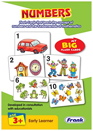 Frank 10168 Early Learner My Big Flash Cards Numbers