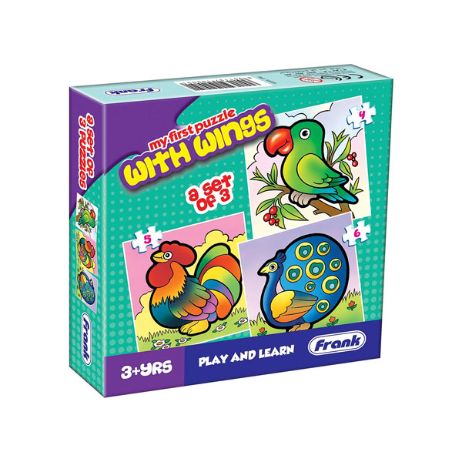 Frank 10205 Play And Learn First Puzzle With Wings