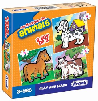 Frank 10208 Play And Learn First Puzzle Animals