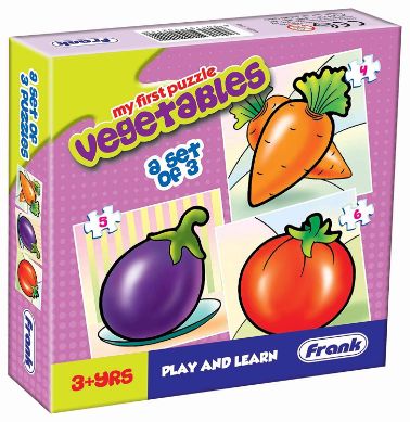 Frank 10211 Play And Learn First Puzzle Vegetables