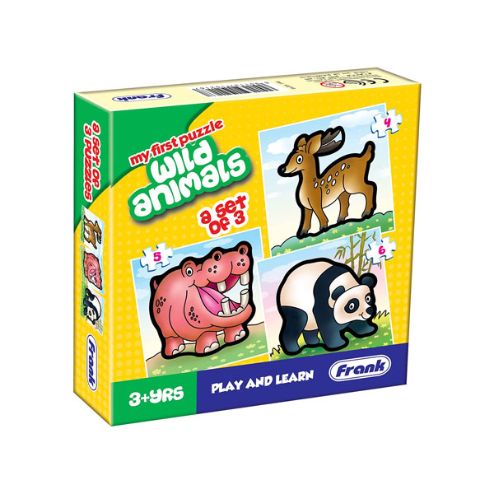 Frank 10216 Play And Learn First Puzzle Wild Animals