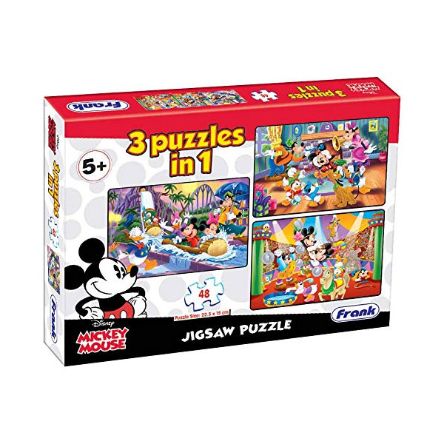 Frank Jigsaw Puzzle 3 in 1 11303 Mickey Mouse