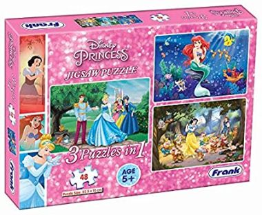 Frank Jigsaw Puzzle 3 in 1 11310 Disney Princess